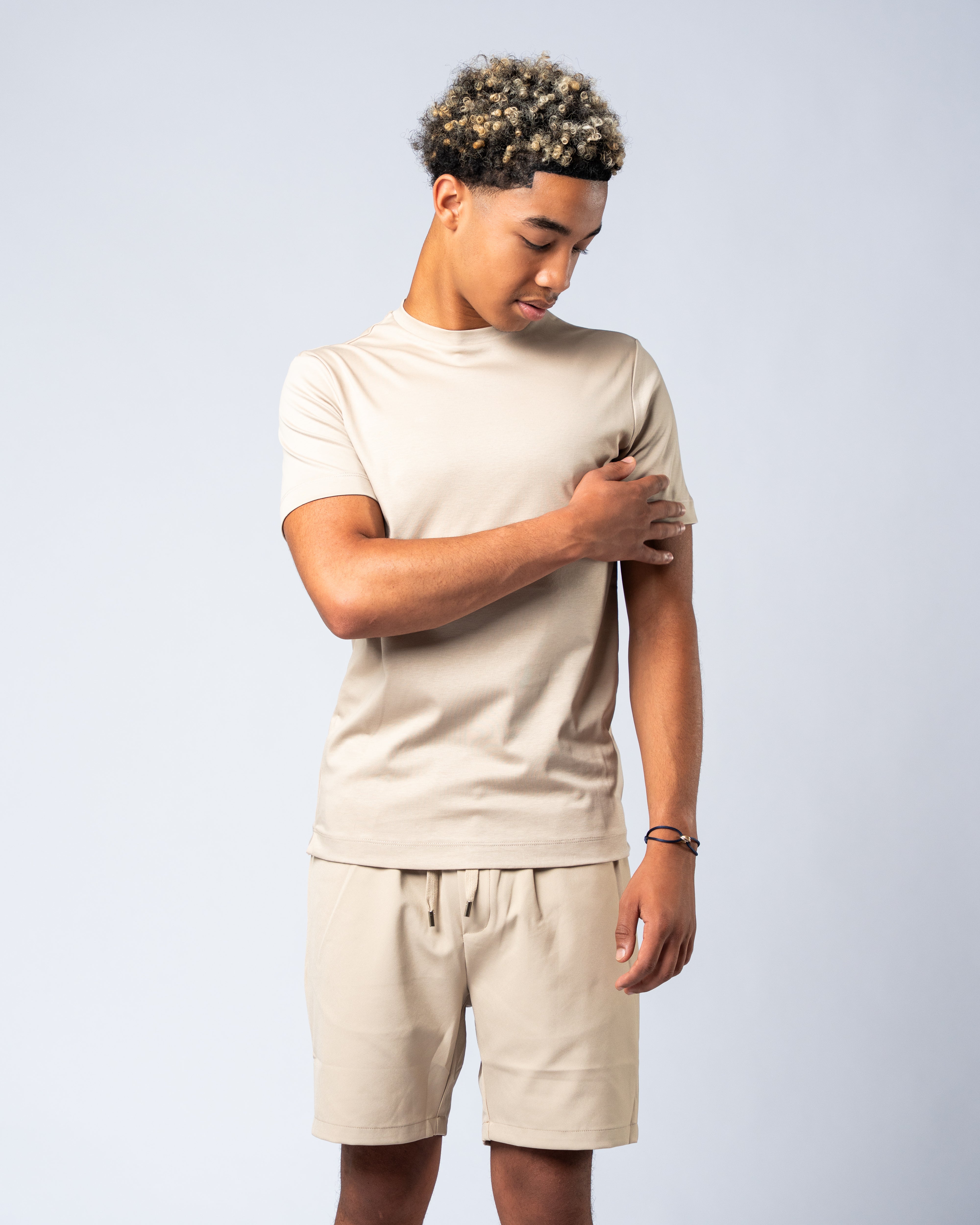 Beige Shorts