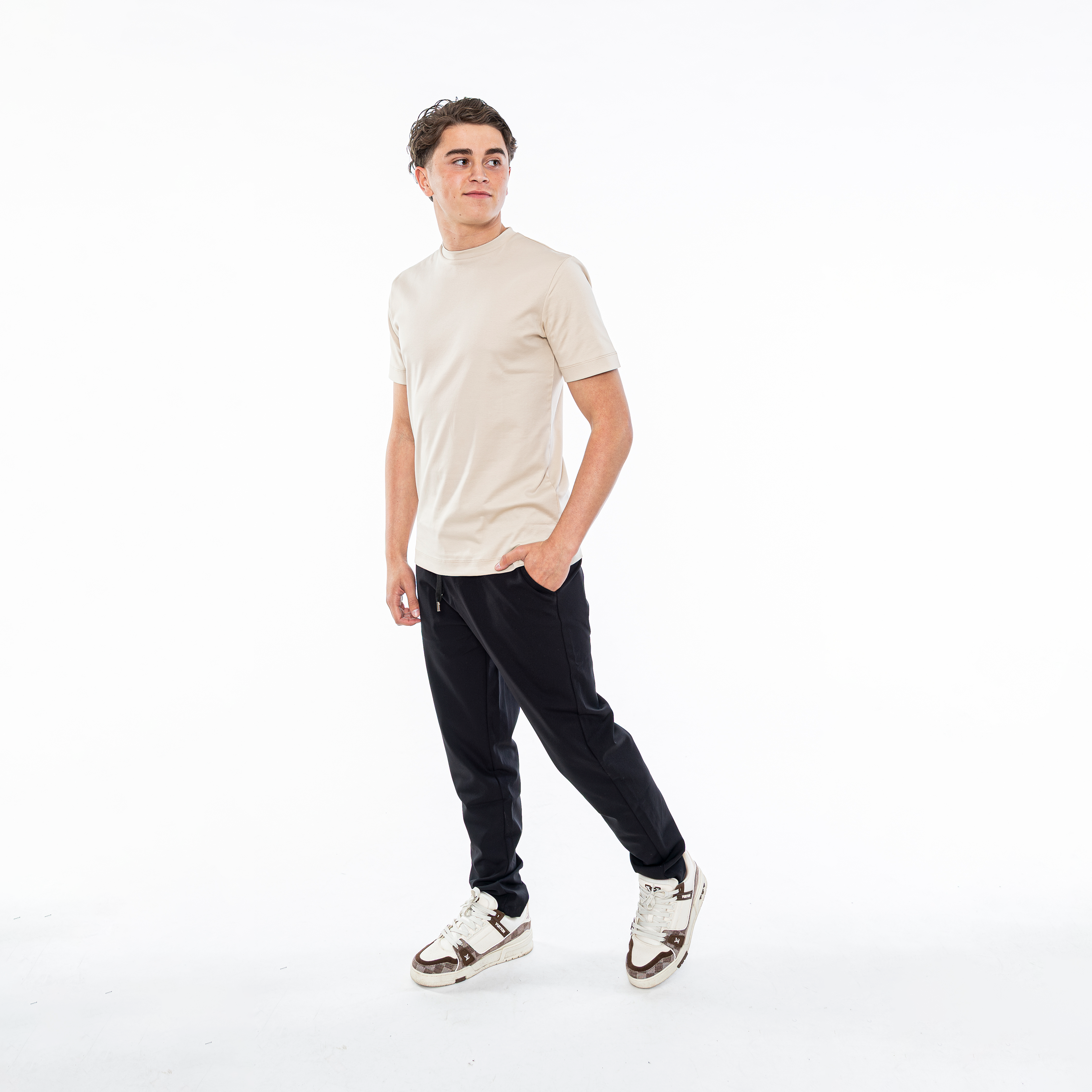 Beige | Shiny Shirt