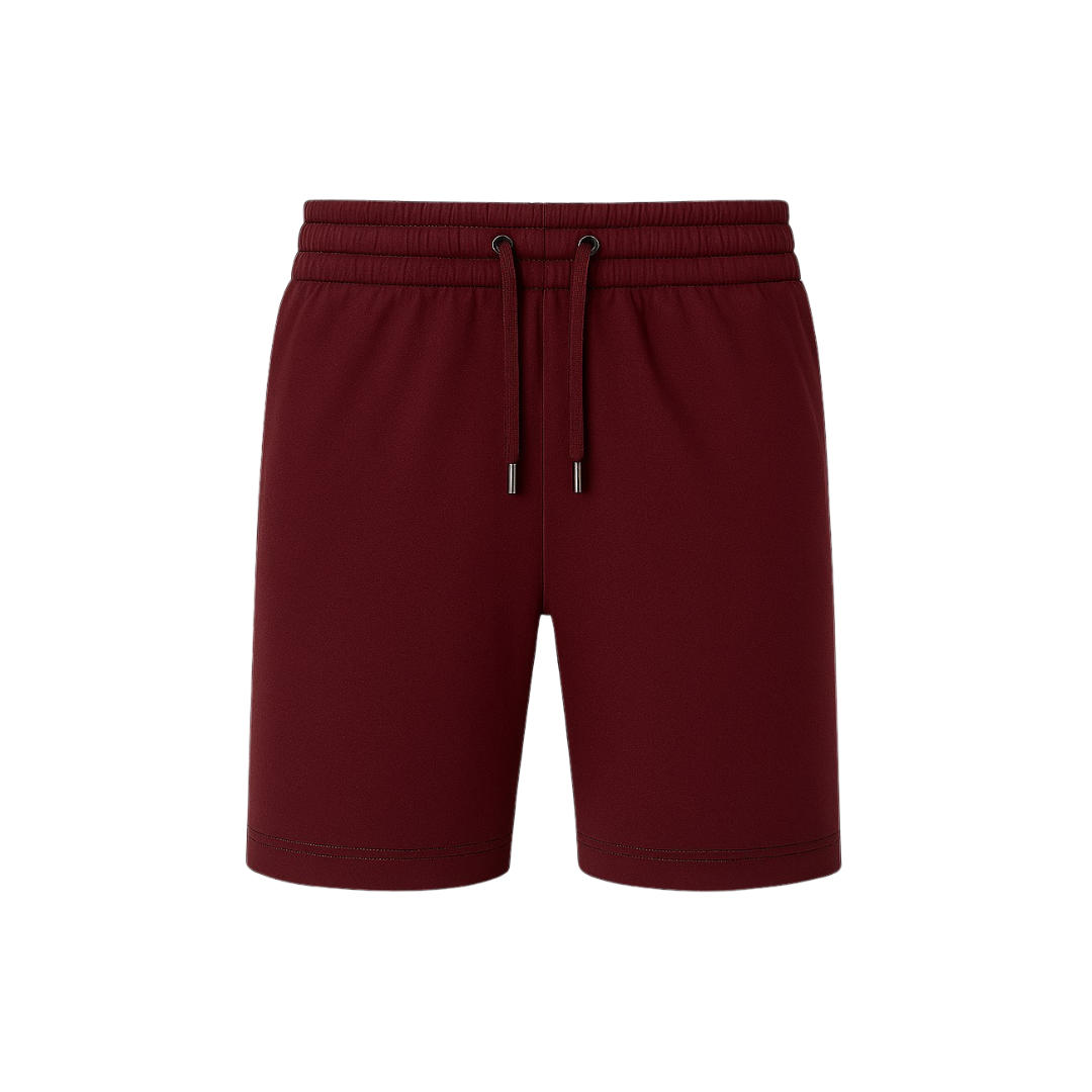Bordeaux Red Shorts